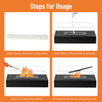 2Pack Smokeless Fire Pits With Windshield   Rectangular Outdoor Firepit With Telescoping Roasting Forks & Fire Tamer Iron Body  Stainless Steel Burn Chamber  Black