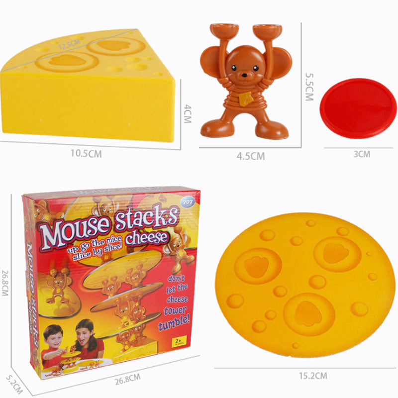 Mouse stacking cake cheese educational toys