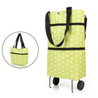 Folding Shopping Carts Reusable Shopping Bags with Wheels