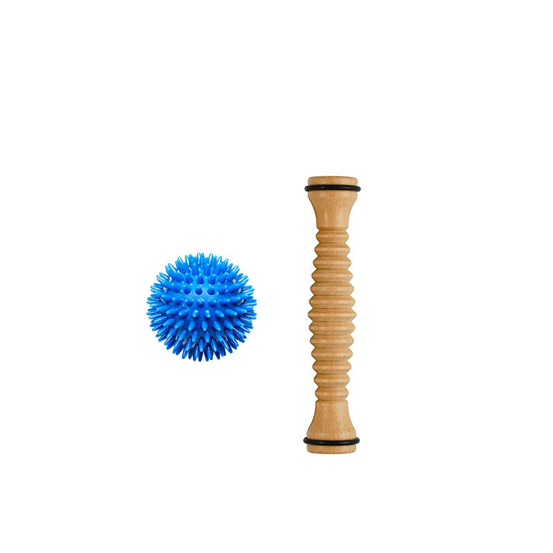 Wood thorn ball massage set