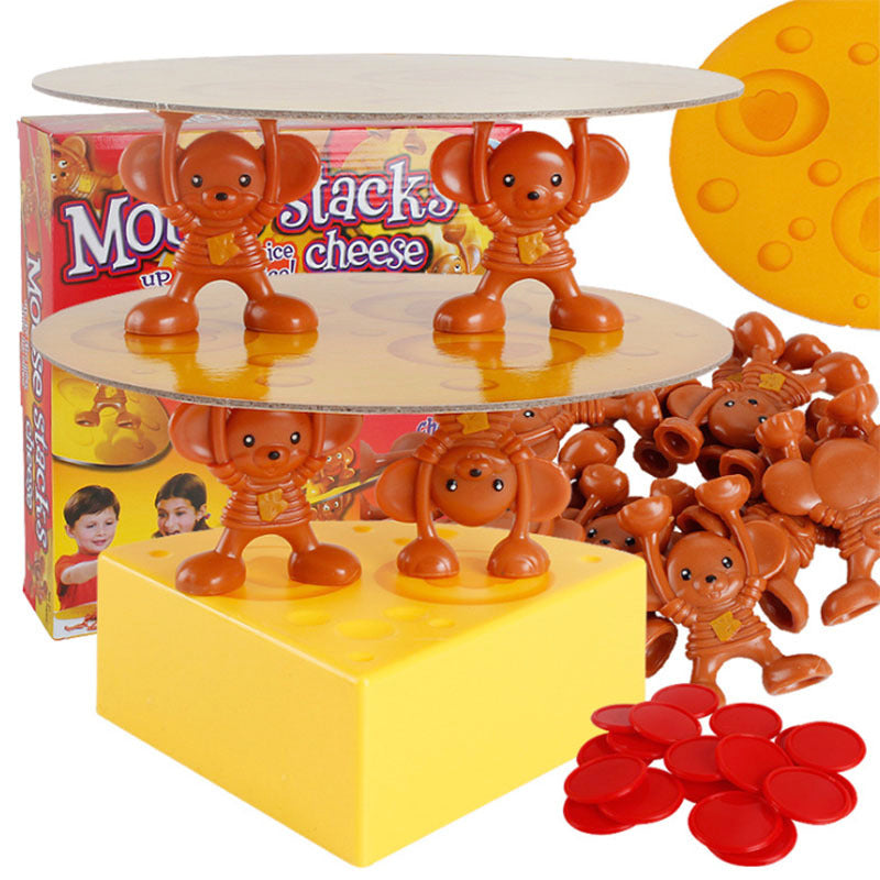 Mouse stacking cake cheese educational toys
