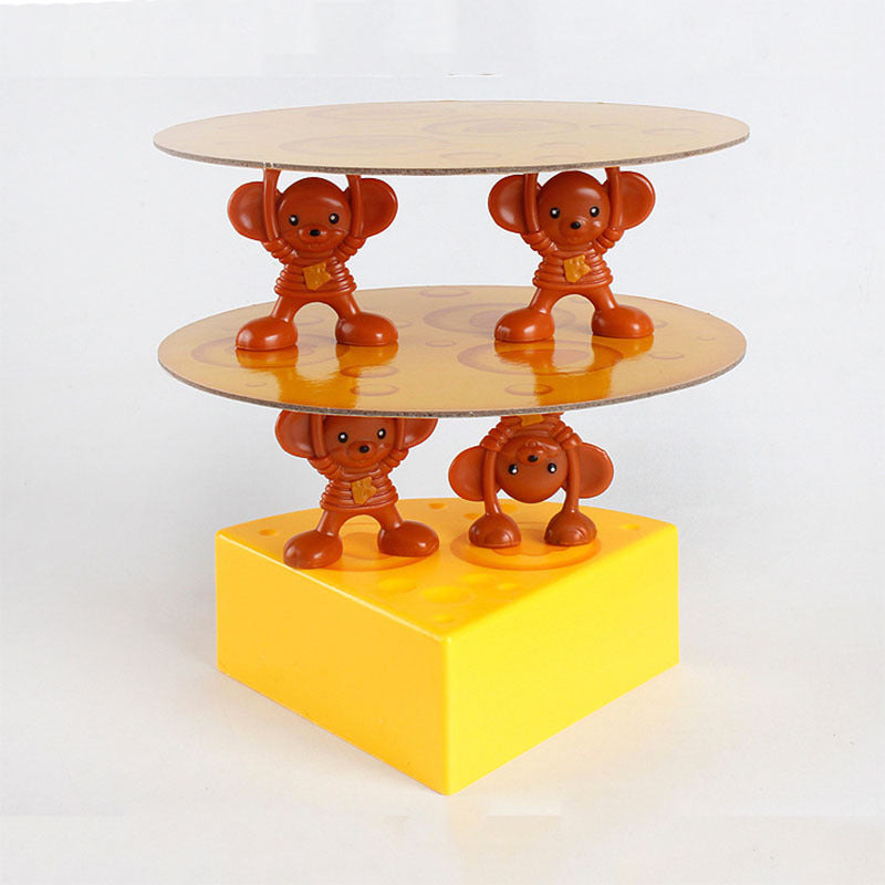 Mouse stacking cake cheese educational toys