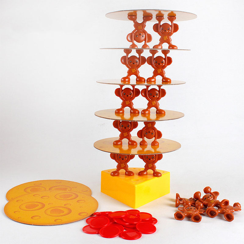 Mouse stacking cake cheese educational toys