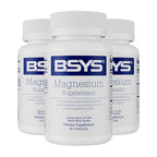 BSYS Magnesium Supplements Sleep & Anxiety Relief Aid  Muscle Relaxation Support  Heart Health & Blood Sugar Balance Formula  Cognitive Function Enhancement  Nighttime Wellness Supplement