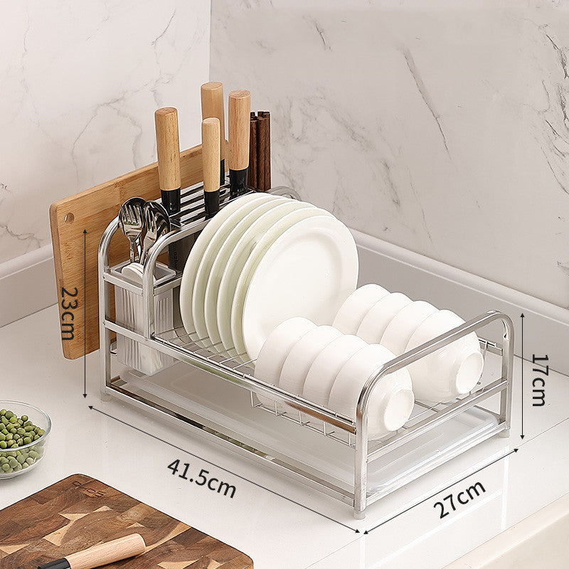 Kitchen Shelves Dishware Storage Rack Dry Washing Dish Rack Drain Rack Cupboard Tableware Dish Storage Box
