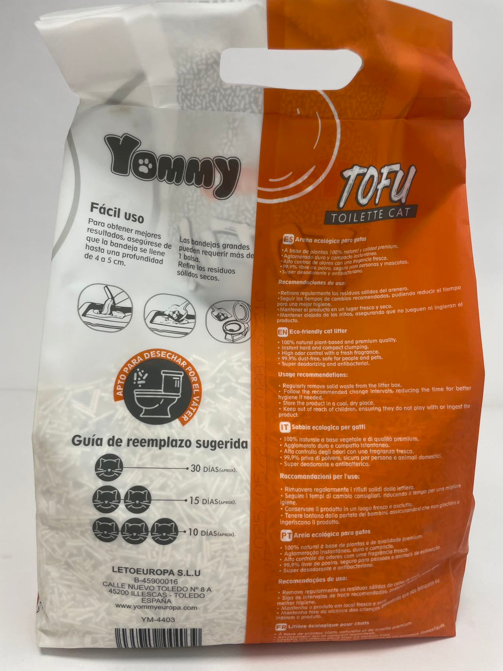 6L Pure Tofu Cat Litter