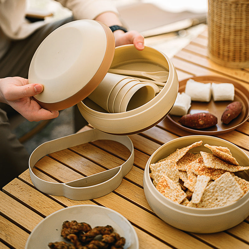 Portable Dishware Set And Tableware