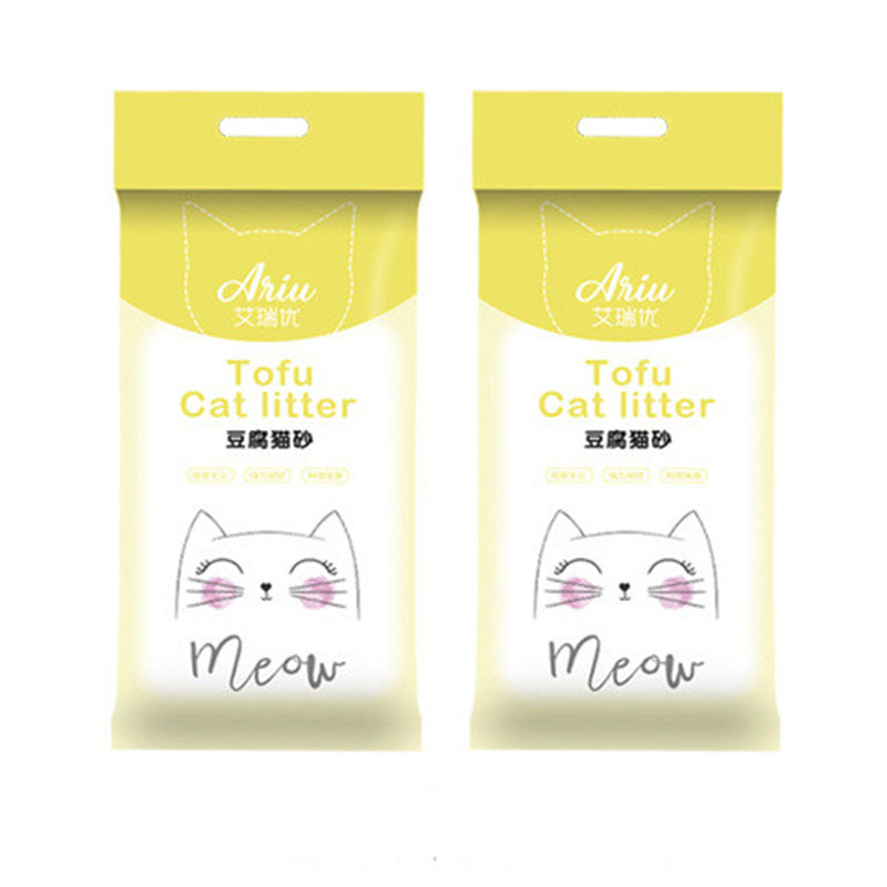 Tofu Cat Litter Low Dust Fast Clumping Deodorization