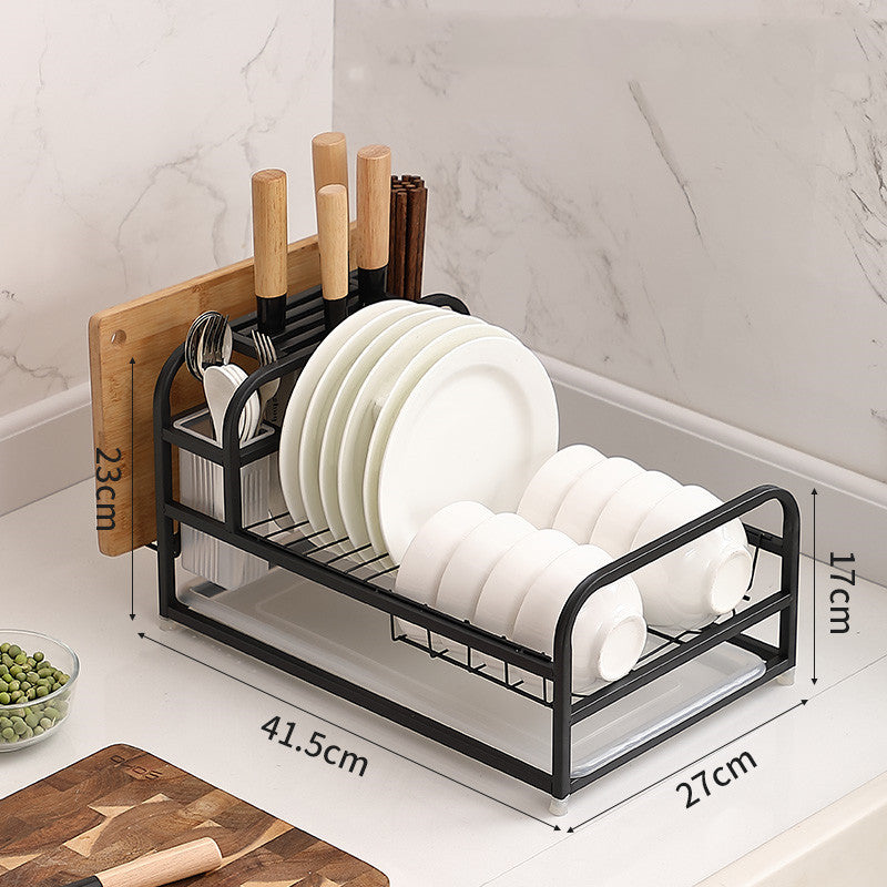 Kitchen Shelves Dishware Storage Rack Dry Washing Dish Rack Drain Rack Cupboard Tableware Dish Storage Box