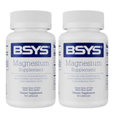 BSYS Magnesium Supplements Sleep & Anxiety Relief Aid  Muscle Relaxation Support  Heart Health & Blood Sugar Balance Formula  Cognitive Function Enhancement  Nighttime Wellness Supplement