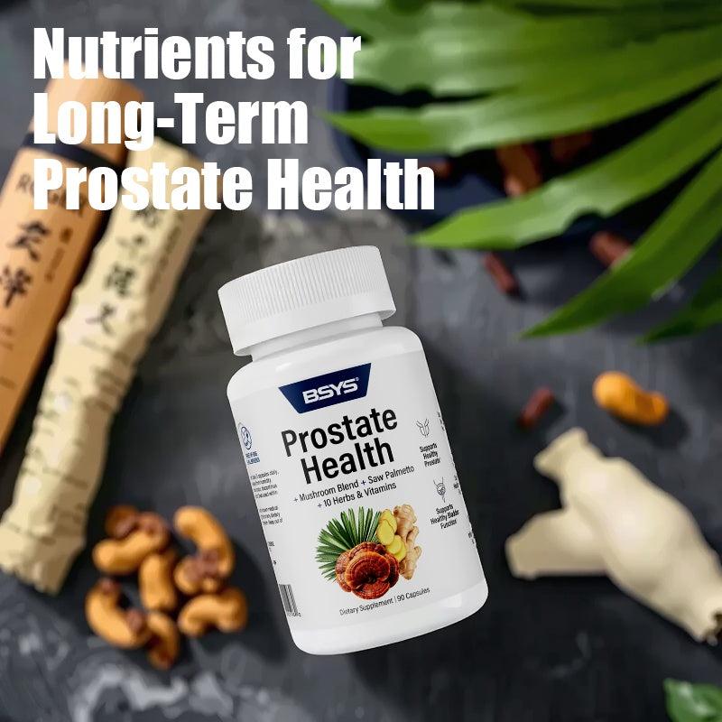 BSYS Prostate Health Capsules Urinary & Bladder Wellness Support  Anti-Inflammatory Balance  Antioxidant Protection  Immune Health Aid  Men's Prostate Care Formula