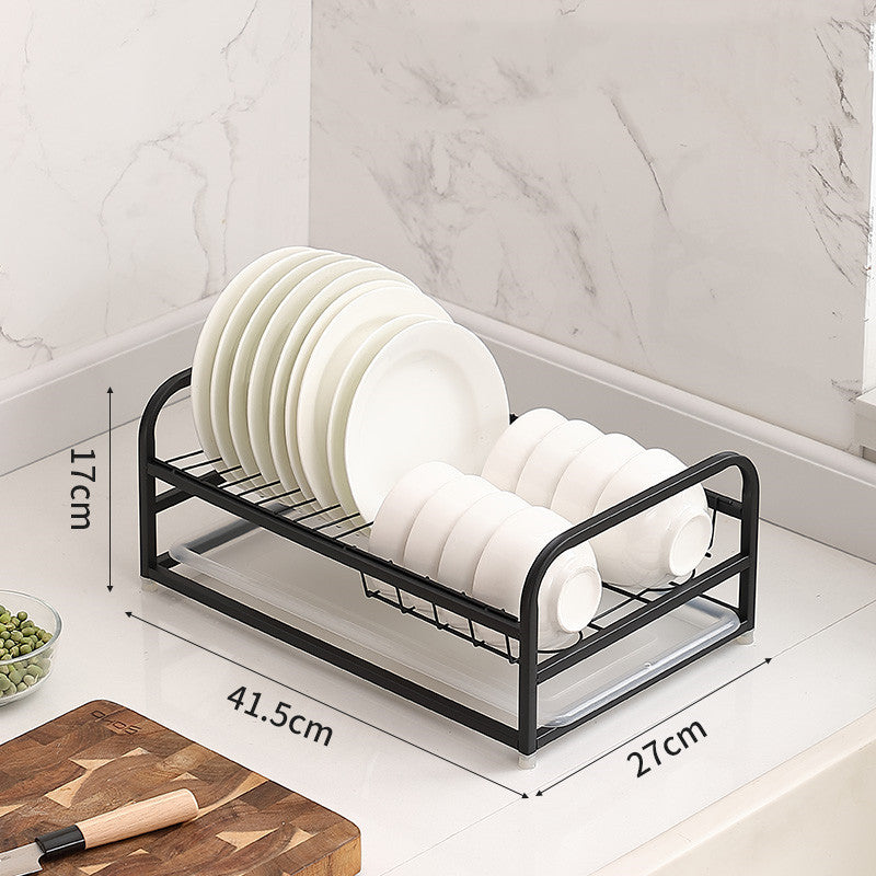 Kitchen Shelves Dishware Storage Rack Dry Washing Dish Rack Drain Rack Cupboard Tableware Dish Storage Box