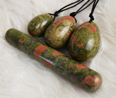 Postpartum Repair Massage Ball Natural Stone Jade 4 PCs Set