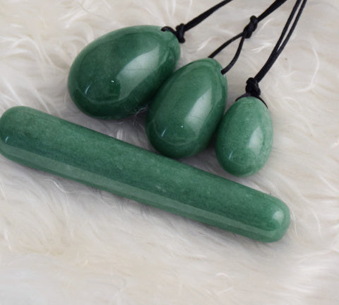 Postpartum Repair Massage Ball Natural Stone Jade 4 PCs Set